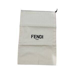 Authentic FENDI Dust Bag Drawstring Travel Storage Size 18X12